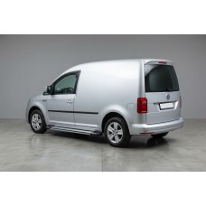 Бокові пороги Rainbow (2 шт., алюміній) Максі база для Volkswagen Caddy 2015-2020 рр