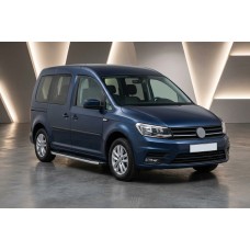 Бокові пороги Fullmond (2 шт., алюміній) Максі база для Volkswagen Caddy 2015-2020 рр