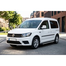 Бокові пороги Maya (2 шт., алюміній) Максі база для Volkswagen Caddy 2015-2020 рр