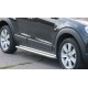 Боковые пороги Premium (2 шт., нерж.) Ø60 для Chevrolet Captiva 2006-2019 гг
