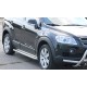 Боковые пороги Premium (2 шт., нерж.) Ø60 для Chevrolet Captiva 2006-2019 гг