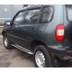 Бокові пороги Premium (2 шт., нерж) Ø60 для Chevrolet Niva