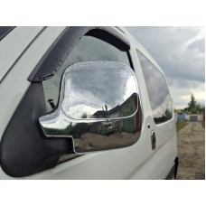 Накладки на дзеркала (2 шт., пласт.) Carmos для Citroen Berlingo 1996-2008 рр