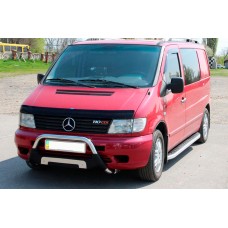 Бокові пороги Fullmond (2 шт., алюм.) для Mercedes Vito W638 1996-2003 рр