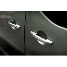 Накладки на ручки (нерж.) 3 штуки, Carmos - Турецька сталь для Citroen Berlingo 2008-2018 рр