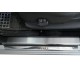 Накладки на дверні пороги Carmos (4 шт, нерж.) для Chevrolet Aveo T250 2005-2011 рр