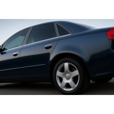 Нижние молдинги стекол (6 шт., нерж) для Ауди A4 B7 2004-2008 гг