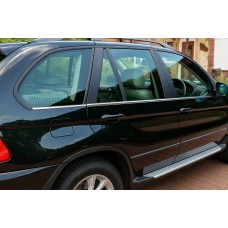 Нижні сталеві молдинги (6 шт, нерж.) для BMW X5 E-53 1999-2006 рр