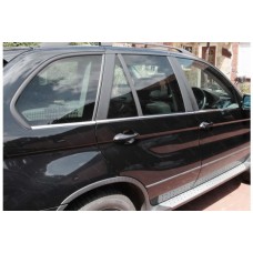 Нижні сталеві молдинги (6 шт, нерж.) для BMW X5 E-53 1999-2006 рр