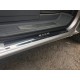 Накладки на пороги Laser-style (2 шт, сталь) для Mercedes Vito W639 2004-2014 гг