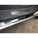 Накладки на пороги Laser-style (2 шт, сталь) для Mercedes Vito W639 2004-2014 гг