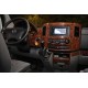 Накладки на панель приборов (Meric, 50 деталей) Алюминий для Mercedes Sprinter W906 2006-2018 гг