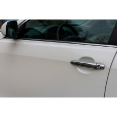 Накладки на ручки (4 шт, нерж) OmsaLine, Італійська нержавійка для Toyota Camry 2006-2011 рр