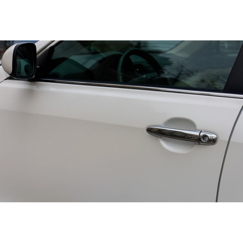 Накладки на ручки (4 шт, нерж) OmsaLine, Итальянская нержавейка для Toyota Camry 2006-2011 гг
