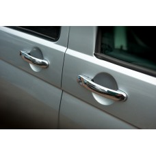 Накладки на ручки (нержавійка) 4 штуки. Carmos - Турецька сталь для Volkswagen T6