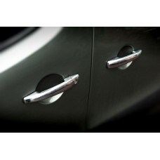 Накладки на ручки (4 шт, нерж) Carmos - Турецкая сталь для Peugeot Expert 2007-2016 гг