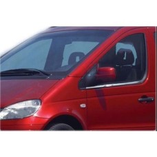 Нижні молдинги стекол (2 шт., нерж.) для Mercedes Vaneo W414