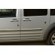 Накладки на замок (5 шт, нерж) Carmos - Турецкая сталь для Ford Connect 2002-2006 гг