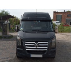 Накладки на решітку 2006-2011 Carmos - Турецька сталь для Volkswagen Crafter рр