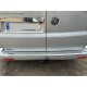 Планка над номером для розпашних дверей (нерж) Carmos - Турецька сталь для Volkswagen T5 Caravelle 2004-2010 рр