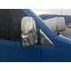 Накладка возле зеркал (2 шт, нерж) Carmos - Турецкая сталь для Mercedes Sprinter W906 2006-2018 гг