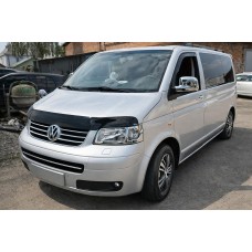 Хромированные Накладки на Зеркала (2 шт.) OmsaLine - Хромированный пластик для Volkswagen T5 Transporter 2003-2010 гг