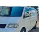 Накладки на дзеркала (2 шт) Carmos - Хромований пластик для Volkswagen T5 Transporter 2003-2010 рр