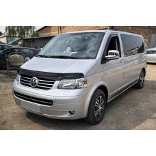 Хромированные Накладки на Зеркала (2 шт.) OmsaLine - Хромированный пластик для Volkswagen T5 Caravelle 2004-2010 гг