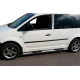 Бічні труби (2 шт., нерж) 70 мм, Maxi база для Volkswagen Caddy 2004-2010 рр