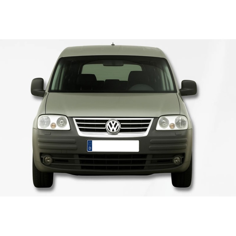 Накладка на решітку (нерж) Carmos - Турецька сталь для Volkswagen Caddy 2004-2010 рр Накладка на решітку (нерж) Carmos - Турецька сталь для Volkswagen Caddy 2004-2010 рр