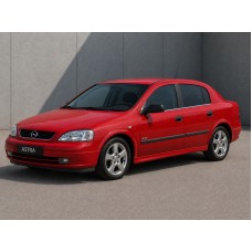 Окантовка вікон (4 шт) Carmos - Турецька сталь для Opel Astra G classic 1998-2012 рр