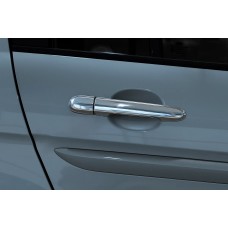 Накладки на ручки (4 шт) Carmos - Турецкая сталь для Hyundai Accent 2006-2010 гг