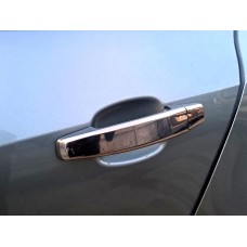 Накладки на ручки 4 шт. Carmos - Турецька сталь для Opel Corsa D 2007-2014 рр