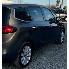Накладки на ручки (4 шт) Carmos - Турецька сталь для Opel Zafira B 2005-2011 рр