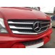 Накладки на решітку (2013-2025, нерж.) Carmos - Турецька сталь для Mercedes Sprinter W906 рр