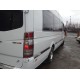 Молдинги на дверь (нерж.) Длинная база. Carmos - Турецкая сталь для Mercedes Sprinter W906 2006-2018 гг