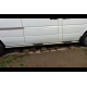 Бічні труби (2 шт., нерж.) Середня база, d70 для Mercedes Sprinter W901/902/903/904/905 1995-2006 рр
