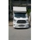 Козирьок на лобове скло (чорний глянець, 5мм) для Ford Transit 2014- рр