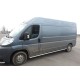 Боковые трубы (2 шт., нерж.) Короткая база, Ø70 для Citroen Jumper 2007-2025 гг