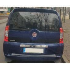 Накладка над номером (нерж.) Carmos - Турецька сталь для Citroen Nemo