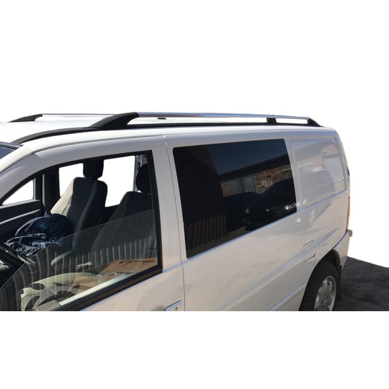 Рейлінги ХРОМ Металеві ніжки для Mercedes Vito W638 1996-2003 рр