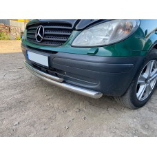 Губа нижняя ST014 (нерж) 2004-2010, 51 -2025 42мм для Mercedes Vito W639