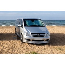 Накладка на бампер BRB V1 (під фарбування) 2004-2010 рік для Mercedes Vito W639 рр