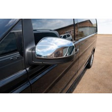 Накладки на дзеркала VITO 2010-2014 (2 шт) Carmos - турецька сталь для Mercedes Viano рр