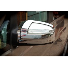 Накладки на зеркала VIANO 2010-2015 (2 шт, пласт) для Mercedes Viano