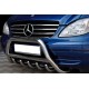 Кенгурятник WT003/004 (нерж.) 60мм, без напису для Mercedes Viano 2004-2014 рр
