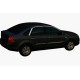 Верхня окантовка скла HB (6 шт, нерж.) для Ford Focus II 2005-2008 рр