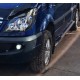 Бічні труби (2 шт., нерж.) d60, Long-ExtraLong для Mercedes Sprinter W906 2006-2018 рр