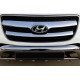 Хромированные Накладки на Решетку (2006-2010, 2 шт., нержавейка) для Hyundai Santa Fe 2