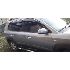 Накладки на ручки (4 шт, нерж) для Hyundai Tucson JM 2004- рр